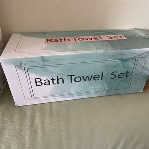 Bath Towel Set - Aqua Green